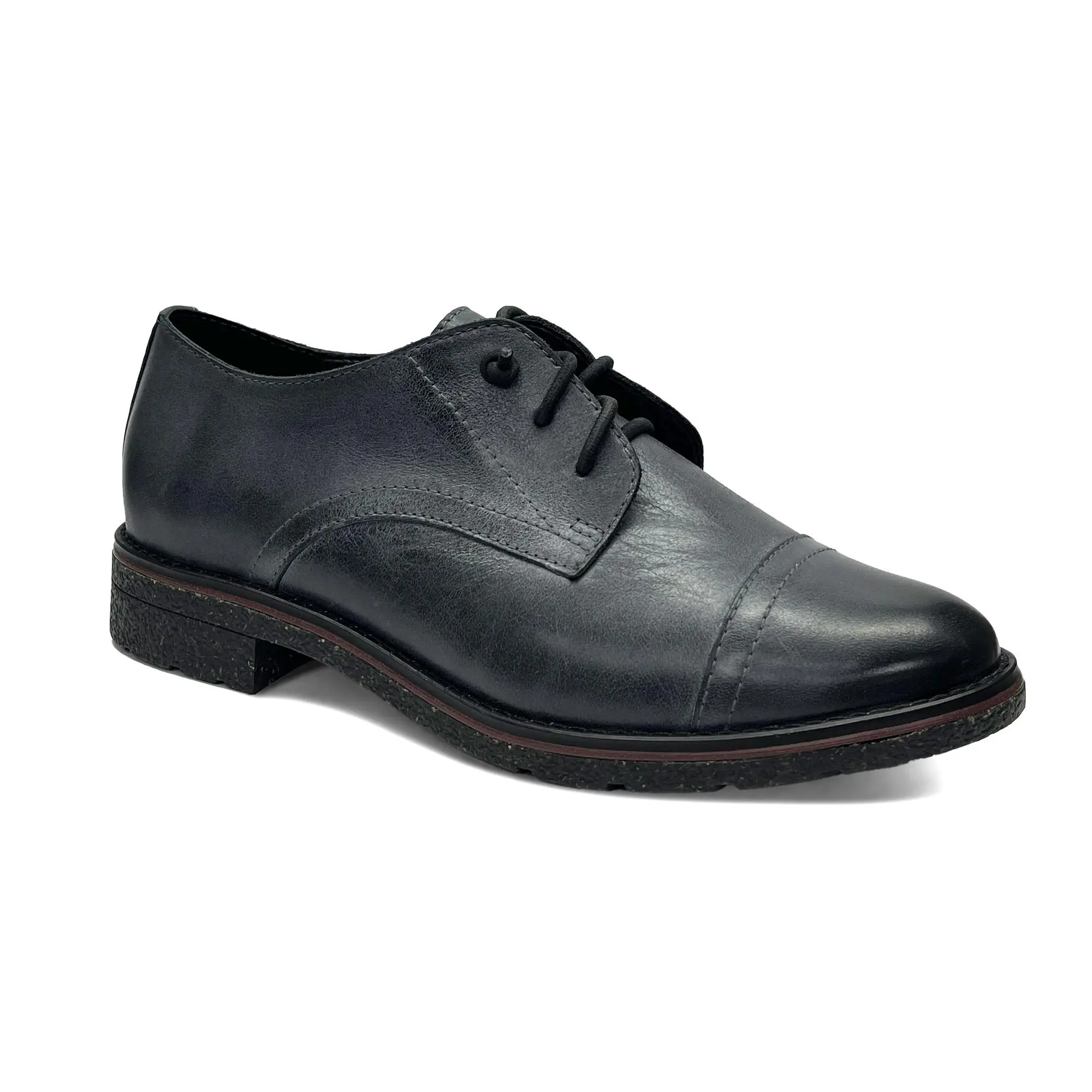 Aetrex Gina Arch Support Oxford - Black | Women's Orthotic Oxford Shoes with Arch Support & Comfort, Leather, Closed