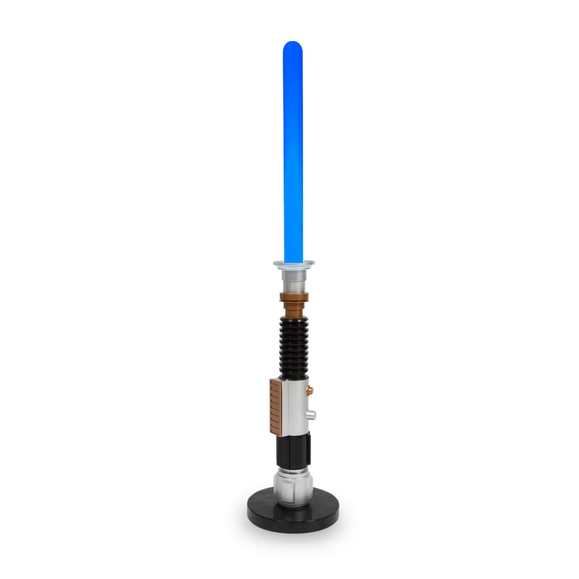 Star Wars Obi-Wan Kenobi Blue Lightsaber Desk Lamp, 24-Inch Light Saber Novelty Lighting, Glowing Lightsaber Desktop LED Mood Light