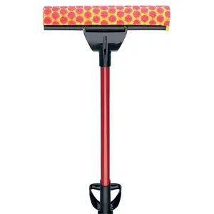 212 MAIN Cotton Roller Mop Refill Pack, 12x3.25 in. High-Power Cleaning Accessory, Compatible with Libman 1527472, Includes Brush, Scrub Brush & Sponge for Home, Garage Use