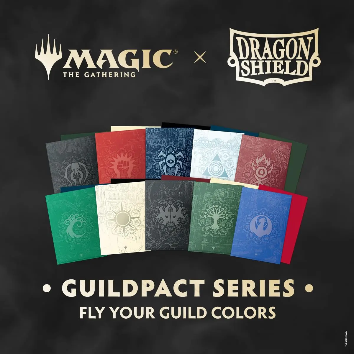 Dragon Shield | Matte Dual Art Sleeves | MTG Guildpact Series | 100 CT - Smooth & Tough Premium TCG Sleeves | Compatible with Magic the Gathering, Pokemon and One Piece | Selesnya Conclave