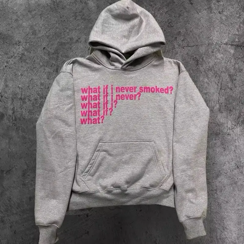 GRAY “What if? HOODIE