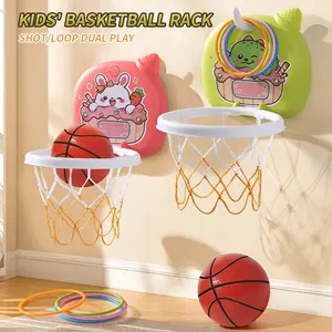 Mini Multifunctional Basketball Board Set, Indoor Wall-Mounted Basketball Board, Includes 10cm Basketball, Perfect for Kids Sports & Fun