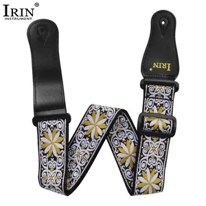 Irin Guitar Strap Adjustable Textile Guitar Strap Multi Color Guitar Strap for Bass Acoustic Electric Guitar Accessories Parts