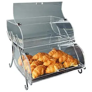 Rosseto Serving Solutions  2-Shelf Bakery Display Case- Clear