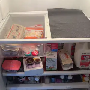 Refrigerator Liner Mat, 4-Count Non-Slip Washable Refrigerator Mats, Multifunctional Waterproof Placemats Suitable for Shelves, Countertops and Drawers