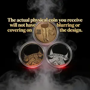 3pcs Win-win Coins Fantasy-Filled Coins, Couple-Win-Win Game Toys, Party Toys, Thrilling Toys, Guessing The Heads And Tails
