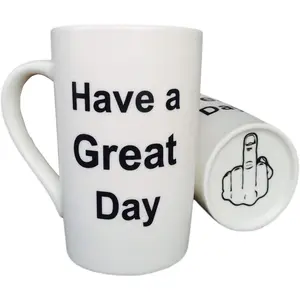 Funny Coffee Mug Christmas Gifts Have a  Day Cup White,  Holiday and Family Gag , 15 Oz