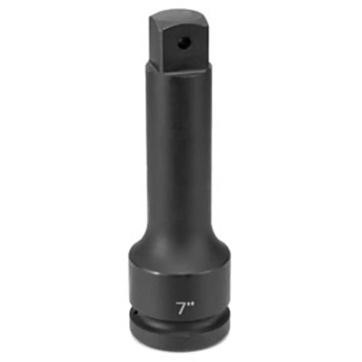 212 MAIN Alloy Steel High Torque Wrench Extend Rod - Grey Pneumatic 4007E, 1 in. Drive x 7 in. Extension with Pin Hole