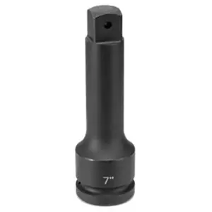 212 MAIN Wrench Extend Rod, Grey Pneumatic 4007E 1 in. Drive x 7 in. Extension with Pin Hole