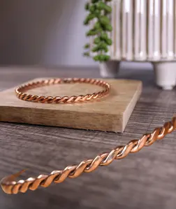 Navajo Flat Copper Bangle – 8 in.