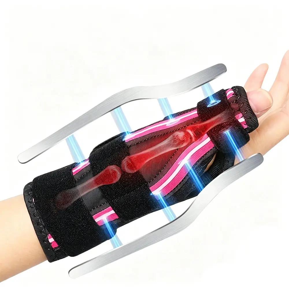 Wrist and Thumb Brace Right Hand or Left Hand Support, Thumb Splint for Trigger Thumb, Finger Splint , Adjustable Design for Comfortable Wear, Ideal for Daily Use and Recovery, Wrist Wrap