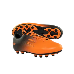 Zephz WideTraxx Orange/Black Soccer Cleats