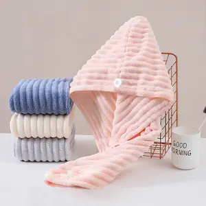 3pcs Head Towel Wrap, Premium Microfiber Quick-Drying, Super Soft Absorbent Comfortable, Ideal for Frizzy Hair & Bathroom/Home Use, Hair Turban Towel