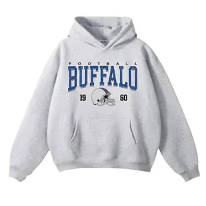 Vintage Buffalo 19 60 Football Crewneck Hoodie, Buffalo Team Pullover Hoodie, Buffalo Football Game Day Hoodie, Buffalo Football Team Graphic Hoodie