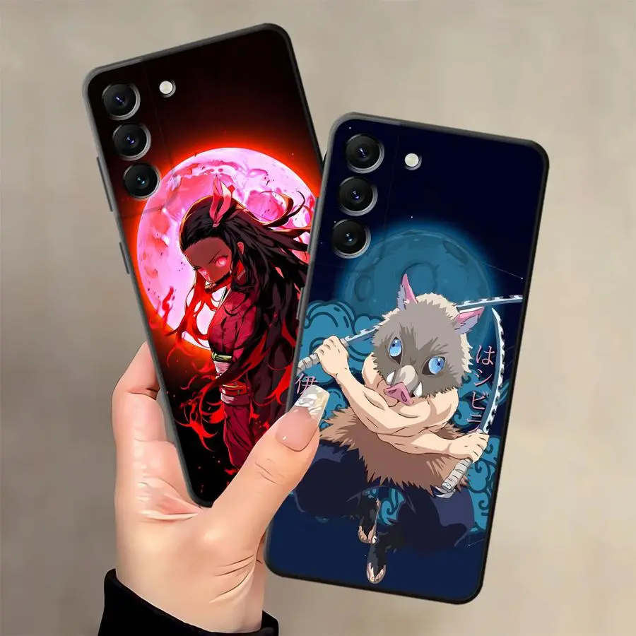 Soft Demon Slayer Sanemi Art TPU-Silicone Smartphone Case - Shockproof Fashion Accessory for Samsung Galaxy A04,A05,A06,A10,A12,A13,A15,A16,A17,A20,A30,A40,A50,A70, Accessories, Customized
