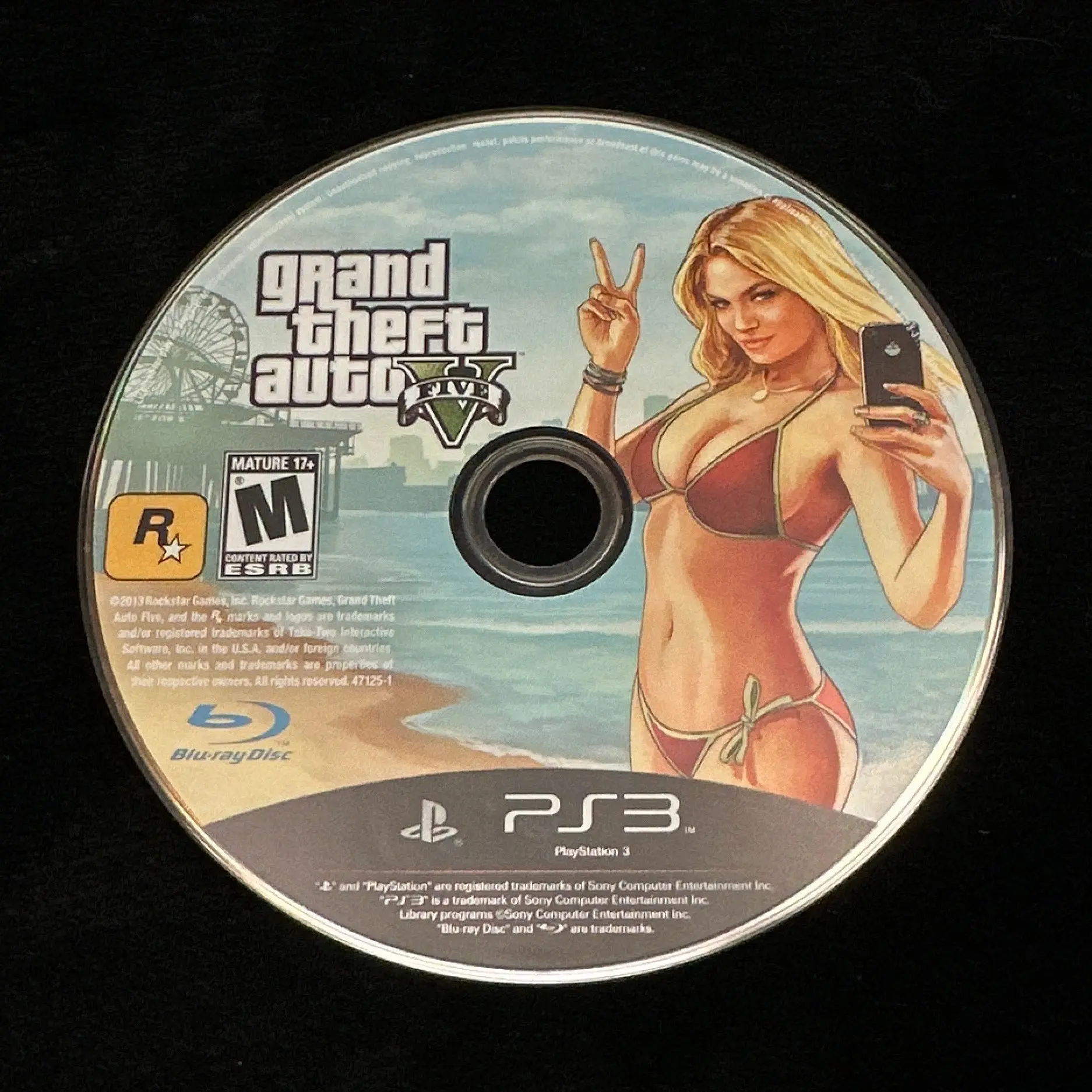 Grand Theft Auto (GTA) V for PS3 (Loose Disc)