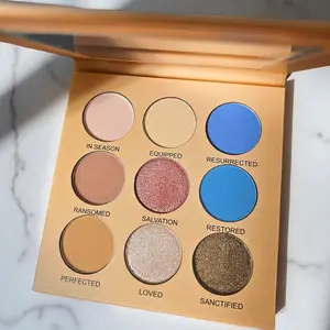 LIVING WATER Eyeshadow Palette (Summer Collection) *Vegan* by: Wylow Beauty