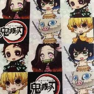 Demon Slayer Anime Fabric by The Half Yard