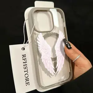 RFHSTORE Angel Wings Design Case Fits iPhone X 11 12 13 14 15 & More No Warranty Available Size Options Provided