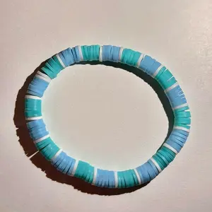 Clay bead bracelet