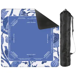 Blue Butterfly Mat 31.5x 31.5 - Smooth Surface for Great Game Night Experiences