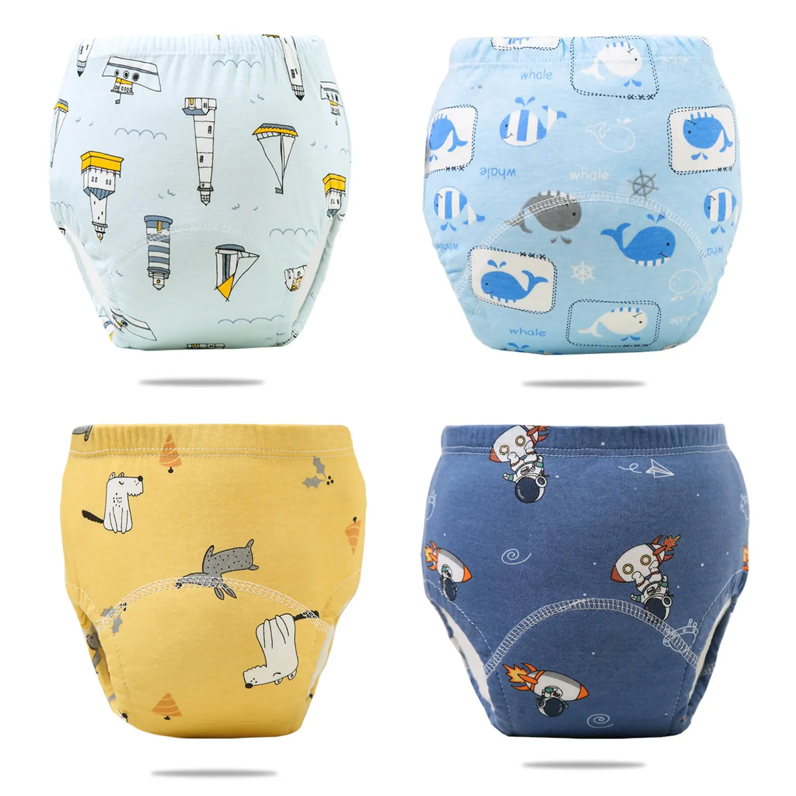 Potty Training Underwear for Boys, Toddler Learning Designs Training Pants,Up Airy Potty Pants for Toddler(Cotton)