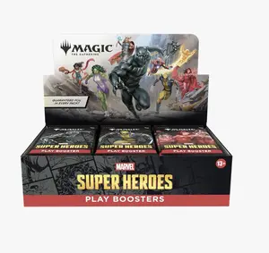Magic: The Gathering- Marvel Super Heroes - Play Booster Display