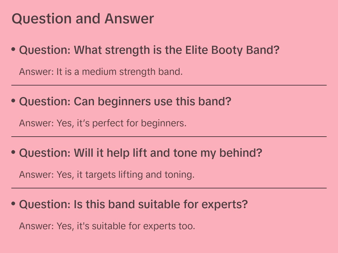 Elite Booty Band