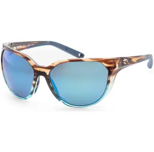 Costa del Mar Women's 58mm Shiny Wahoo Polarized Sunglasses 6S9110-911005-58