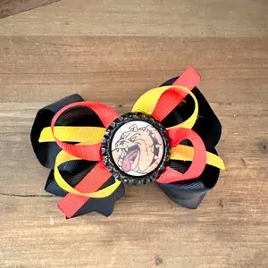 Batavia Bulldog Hairbows – School Spirit Hair Accessories | Cheer & Game Day Bows