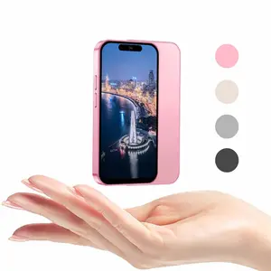 2025 New Mini Smartphone 4-Inch HD Full Screen Display 4G LTE Network Dual SIM Dual Standby 2GB+16GB Memory Android 12.0 Original System 2000mAh Large Battery Portable Charging Design Cellphone