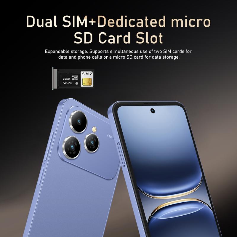 Fuffi M17 Pro 4g Smartphone Dual Sim 6.56-Inch HD Screen Quad-Core Processor 3gb RAM 32GB ROM 3100mah Battery 2 MP pixels Metal integrated frame Android System