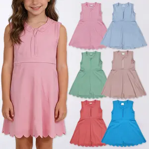 Girls Athletic Sleeveless Dress