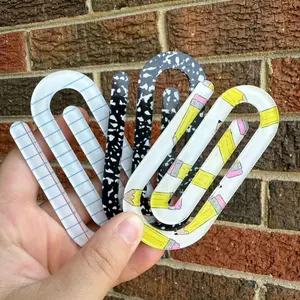 Jumbo Paper Clip Bundle 3 Count Teacher Gift Idea for Notebook or Planning Teacher Appreciation Idea