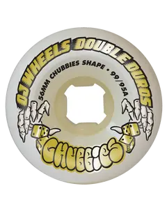 OJs - 56mm Giovanni Vianna High Roller Double Duro White Mini Combo 101a/95a -  Skateboard Wheels