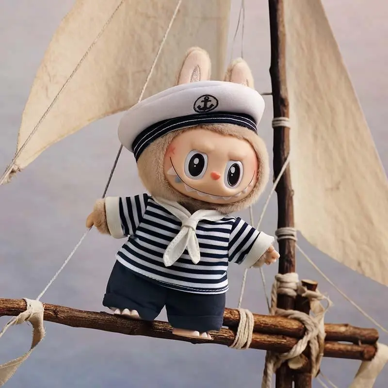 POP MART De Vliegende LABUBU-Sailor Series Vinyl Plush Doll