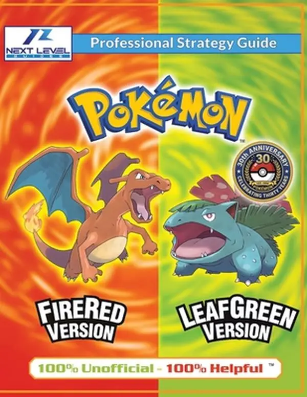Pokemon FireRed and LeafGreen English Strategy Guide (Full Color, Color Maps), Next Level Guides Paperback - 1.28 lbs, 11" h x 8.5" l x 0.52" w, Beginner-Friendly Strategies, 100% Unofficial Helpful Walkthrough