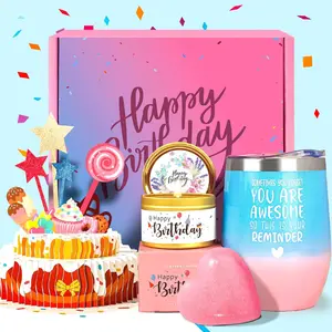 Luxury Birthday Gift Basket for Women – Spa & Self-Care Set for Best Friends, Coworkers, Sisters & Moms – Unique Relaxation Gifts