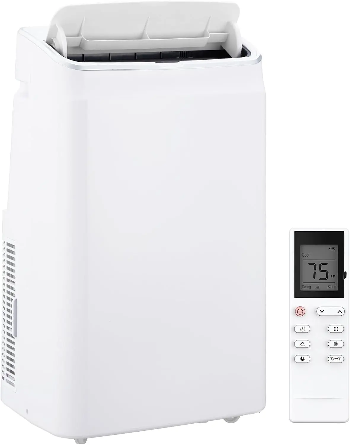 Gaomon 14000 BTU Portable Air Conditioner - White AC Unit with Remote Control, Dehumidifier Function, Fan Mode, Sleep Mode for 750 Sq Ft Rooms