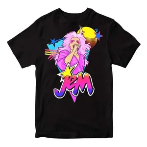 Jem and the Holograms Rockstar T-Shirt – Retro 80s Graphic Tee