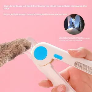New Viral LED Pet Nail Clippers, Anti-quick Nail Grinder, Dog & Cat Nail Cutter, Pet Grooming Supplies