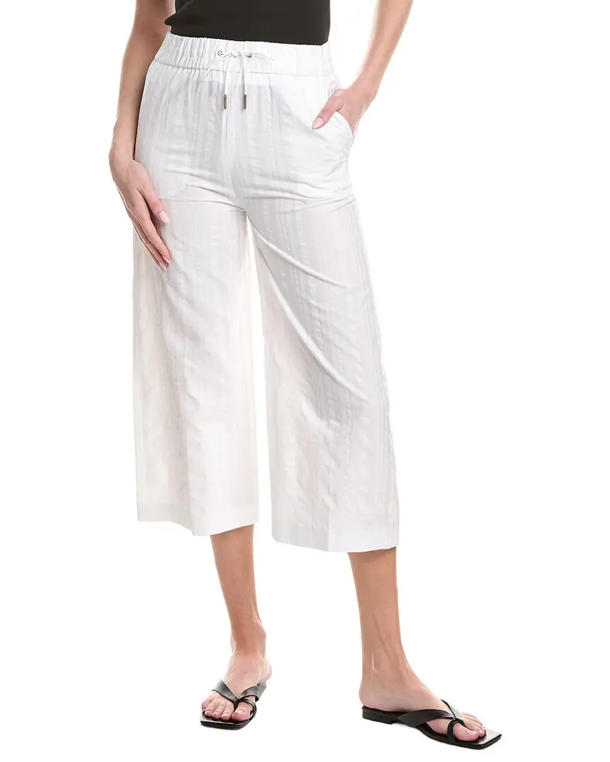 Fabiana Filippi Textured Poplin Cropped Trouser