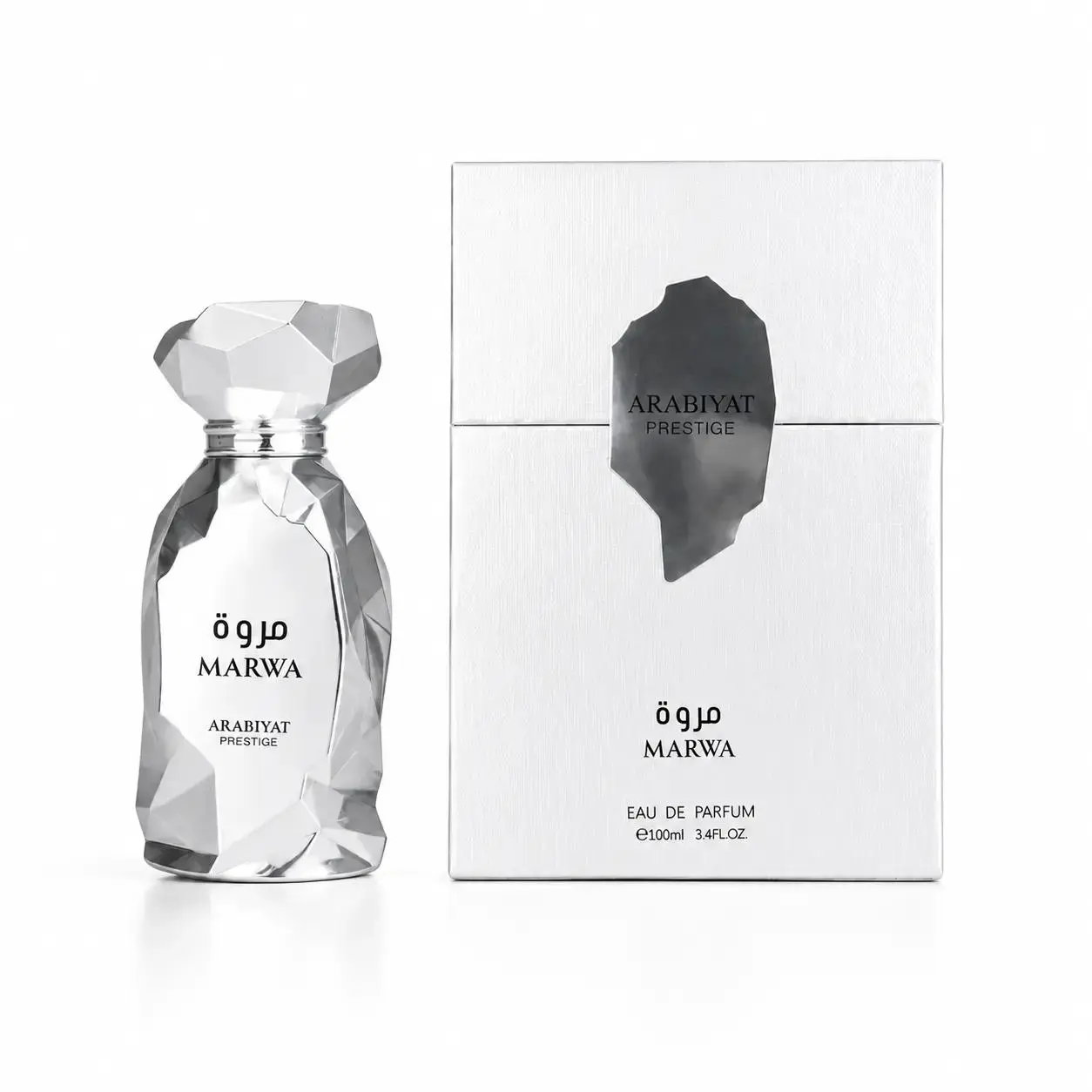 Arabiyat Prestige Marwa Eau De Parfum, Earthy Woody Floral Musk Scent for Men, Rich Arabic Inspired Men's Cologne, 3.4 fl oz Gift for Guys, Arabic Inspired Scent, Fragrances, Men's Colognes