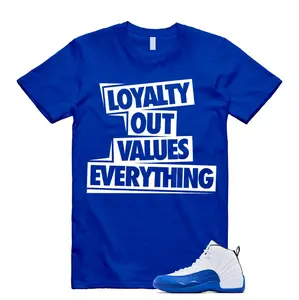 12 Blueberry Game Royal Blue White Black T Shirt Match LOVE, 12 Blueberry Outfit, Graphic Tees, Womenswear Top T-Shirt