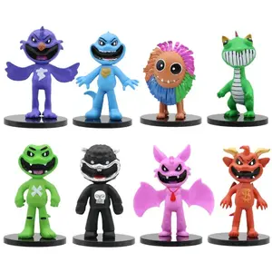 Collectible Rotating Smiling Head Bobby Action Figure Small Animal Doll Model with Base Fashion Toy