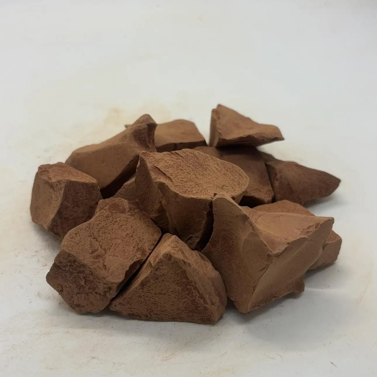 Ural Red Kaolin Clay Chunks - 100% Natural Clay, Cosmetic Grade, Edible, Additive-Free, 200g/7oz