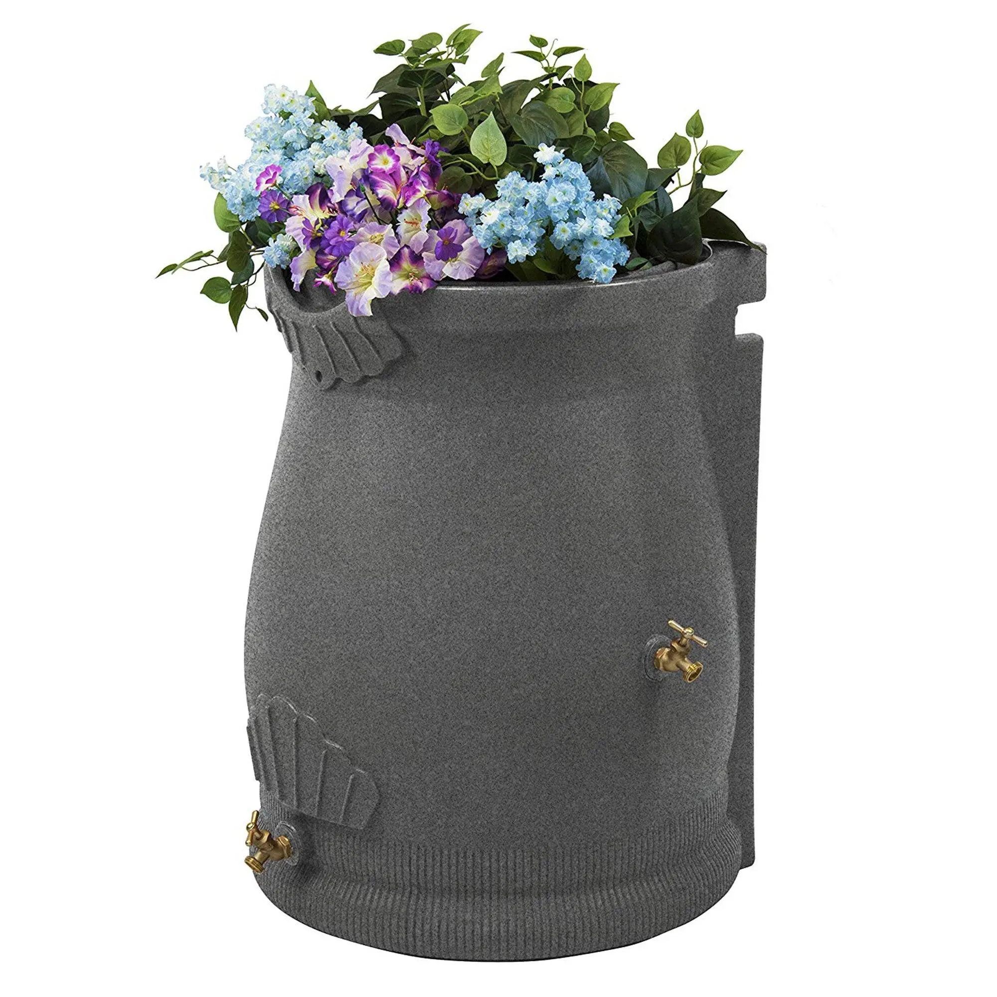Good Ideas RWURN50-LIG 50 Gallon Rain Saver Wizard Barrel Urn, Light Granite Good Ideas RWURN50-LIG 50 Gallon Rain Saver Wizard Barrel Urn, Light Granite
