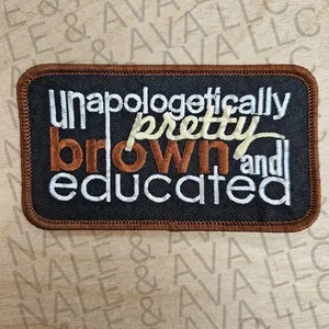 Unapologetically Pretty Brown Educated Hat Patch (3 Patches) Unapologetically Pretty Brown Educated Hat Patch (3 Patches)