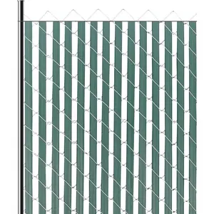 VEVOR Bottom Locking Privacy Slats, Double - Wall Vertical Bottom - Locking Slats for Chain - Link Fence, High - Density HDPE Chain Link Slats Ideally Fit 6' High Fence for Garden, Farm, Sports Field(Black)VEVOR Super Brand Day