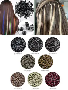 Hair Extensions Nano Ring Hair Extension Rings, Durable & Secure Design, Easy Application, Perfect for Daily Use, Enhance Your Look